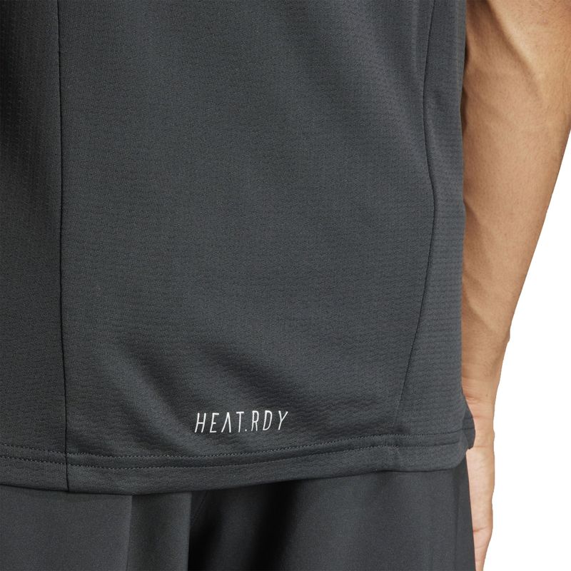 Camiseta-Manga-Sisa-adidas-para-hombre-D4T-Hr-Tk-para-entrenamiento-color-negro.-Detalle-2