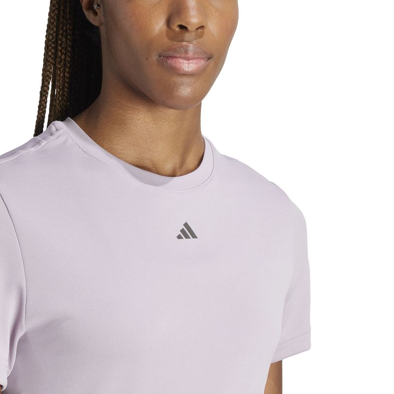 Camiseta-Manga-Corta-adidas-para-mujer-D4T-Hiit-Sc-T-para-entrenamiento-color-morado.-Detalle-3