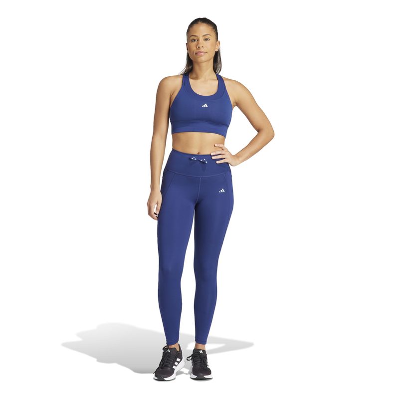 Licra-adidas-para-mujer-Run-Ess-1-1-Tgt-para-correr-color-azul.-Outfit-Completo