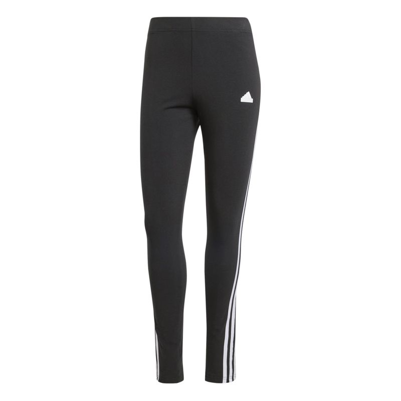 Licra-adidas-para-mujer-W-Fi-3S-Legging-para-moda-color-negro.-Frente-Sobre-Modelo
