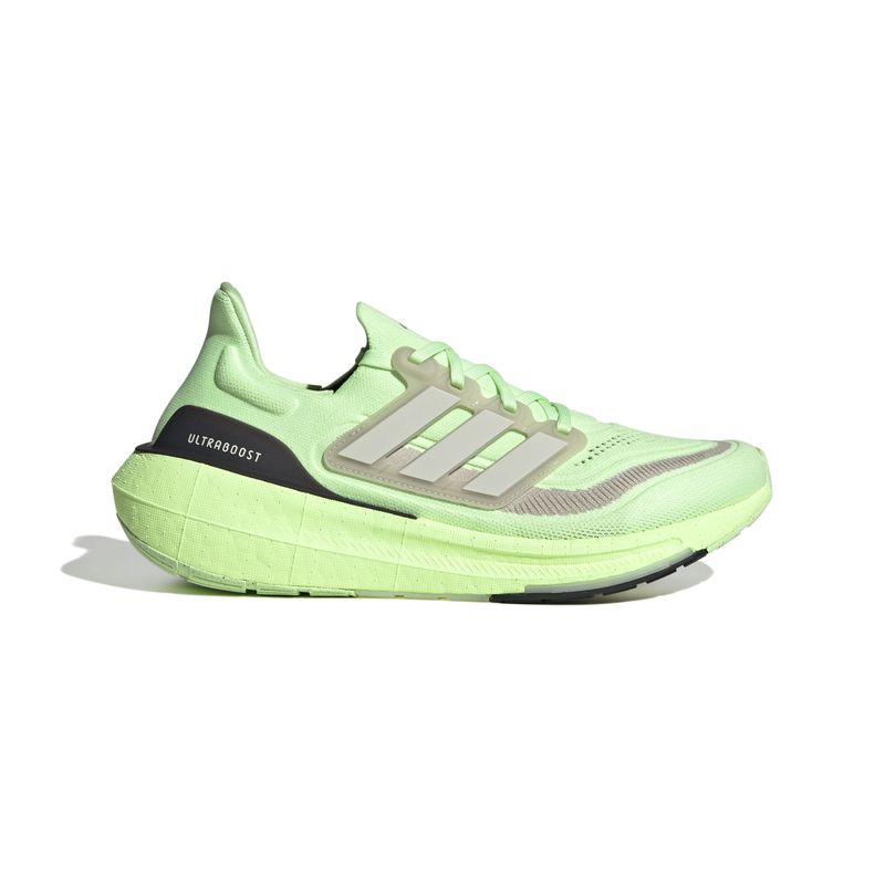 Tenis-adidas-para-hombre-Ultraboost-Light-para-correr-color-verde.-Lateral-Externa-Derecha