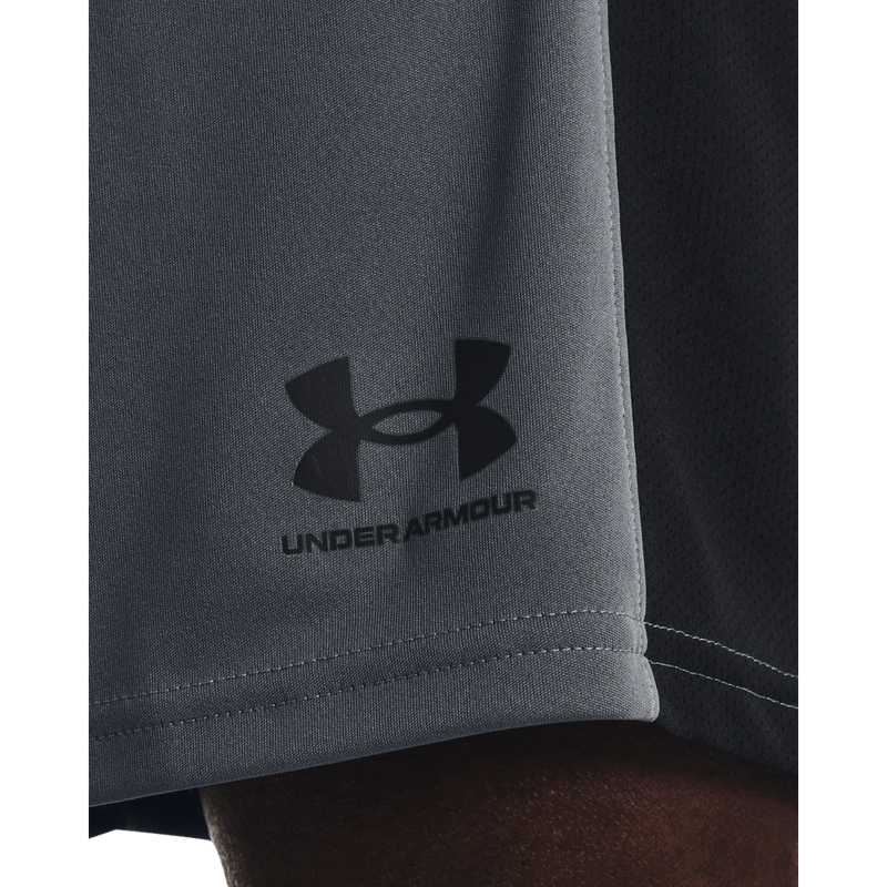 Pantaloneta-under-armour-para-hombre-Challenger-Knit-Short-para-futbol-color-negro.-Bolsillo