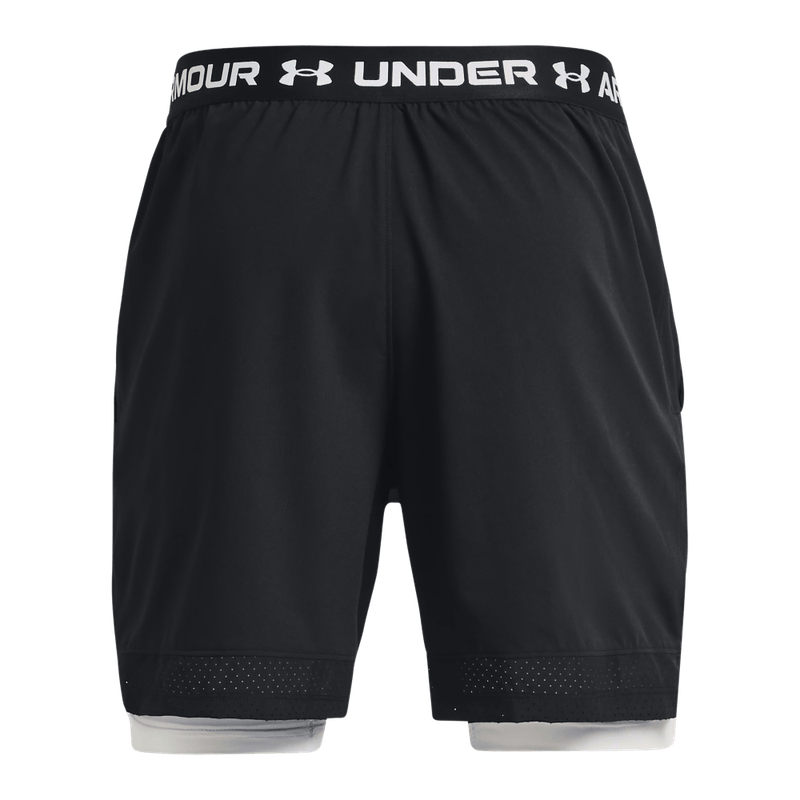 Pantaloneta-under-armour-para-hombre-Ua-Vanish-Woven-2In1-Sts-para-entrenamiento-color-negro.-Reverso-Sin-Modelo