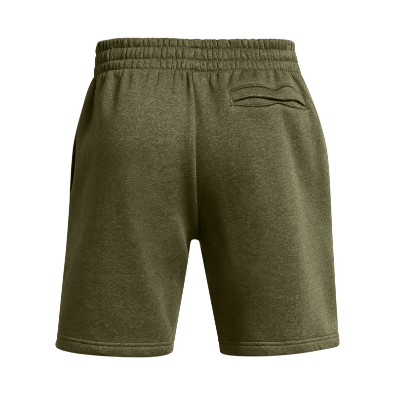 Pantaloneta-under-armour-para-hombre-Ua-Essential-Fleece-Shorts-para-entrenamiento-color-verde.-Reverso-Sin-Modelo