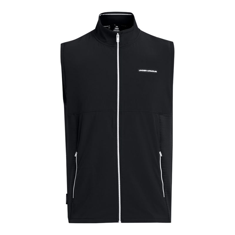 Chaleco-under-armour-para-hombre-Ua-Storm-Daytona-Vest-para-golf-color-negro.-Frente-Sin-Modelo