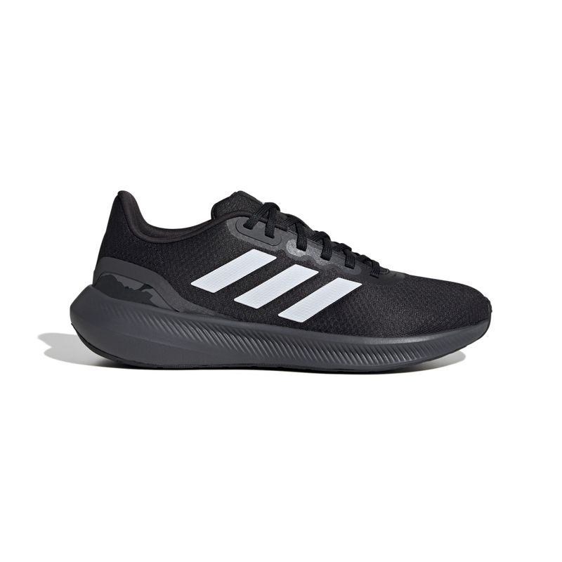 Tenis-adidas-para-hombre-Runfalcon-3.0-para-correr-color-negro.-Lateral-Externa-Derecha