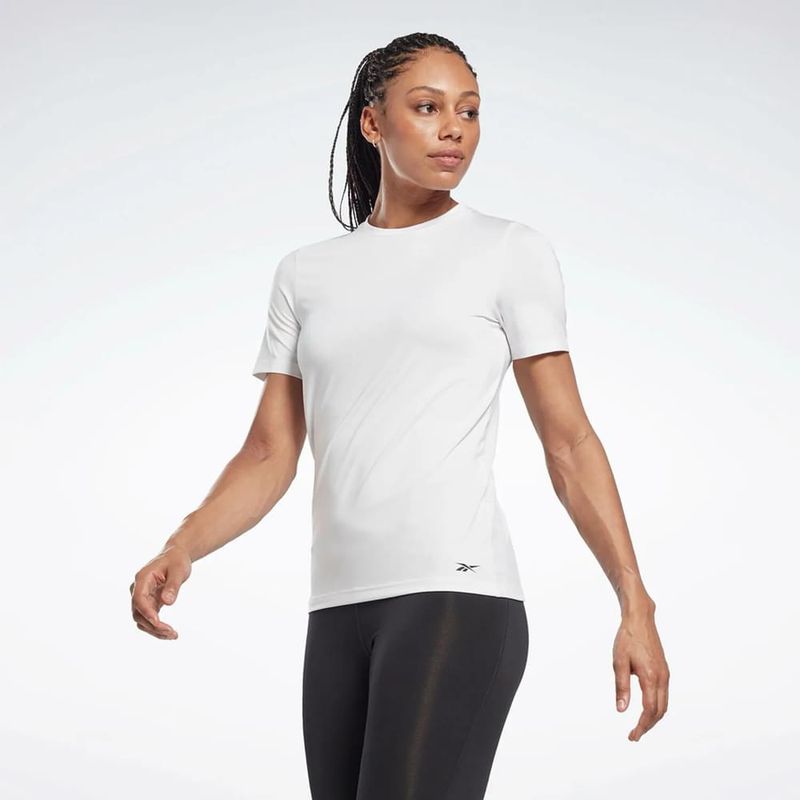 Camisetas reebok 2025 mujer blanco