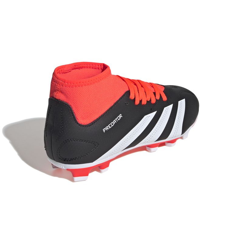Guayos-adidas-para-niño-Predator-Club-Sock-Fg-para-futbol-color-negro.-Talon