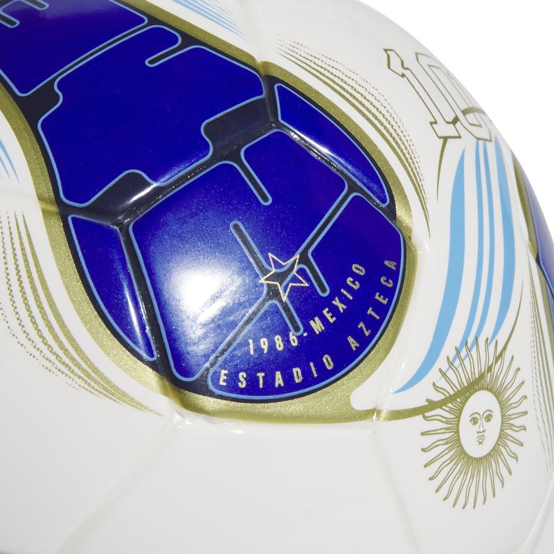 Balon-adidas-para-hombre-Messi-Mini-para-futbol-color-blanco.-Detalle-2