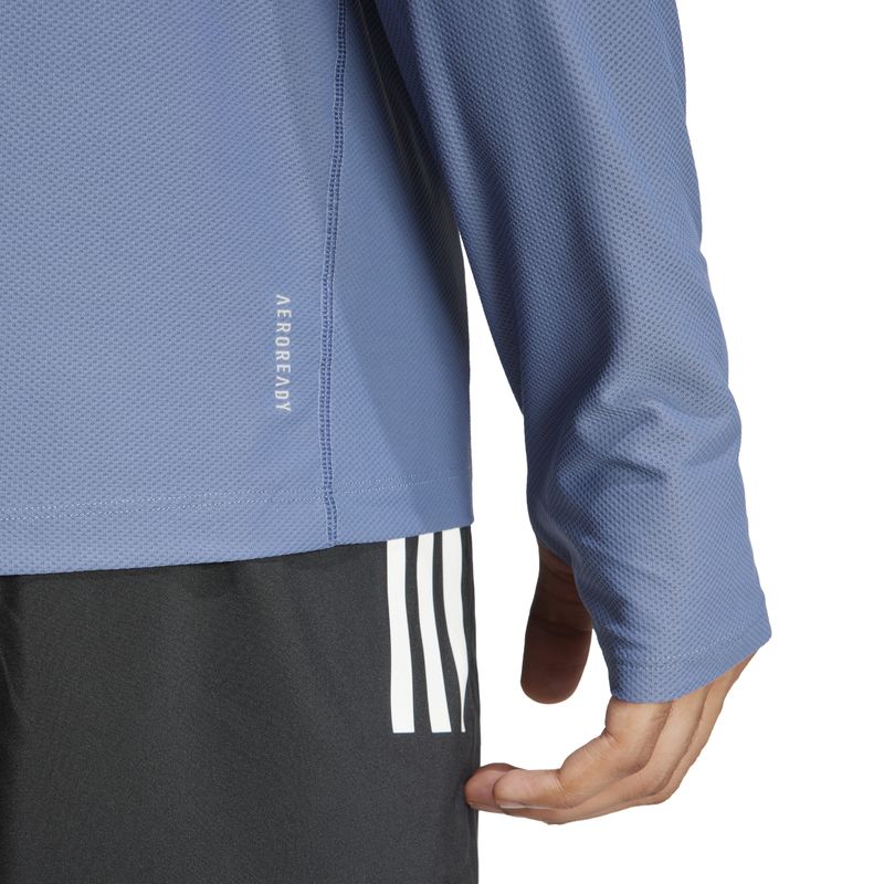 Camiseta-Manga-Larga-adidas-para-hombre-Otr-B-Ls-para-correr-color-azul.-Detalle-1