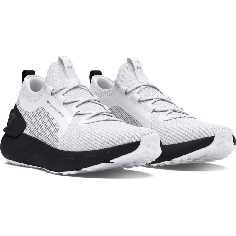 Tenis-under-armour-para-hombre-Ua-Hovr-Phantom-3-Se-Rflct-para-correr-color-blanco.-Par-Alineados