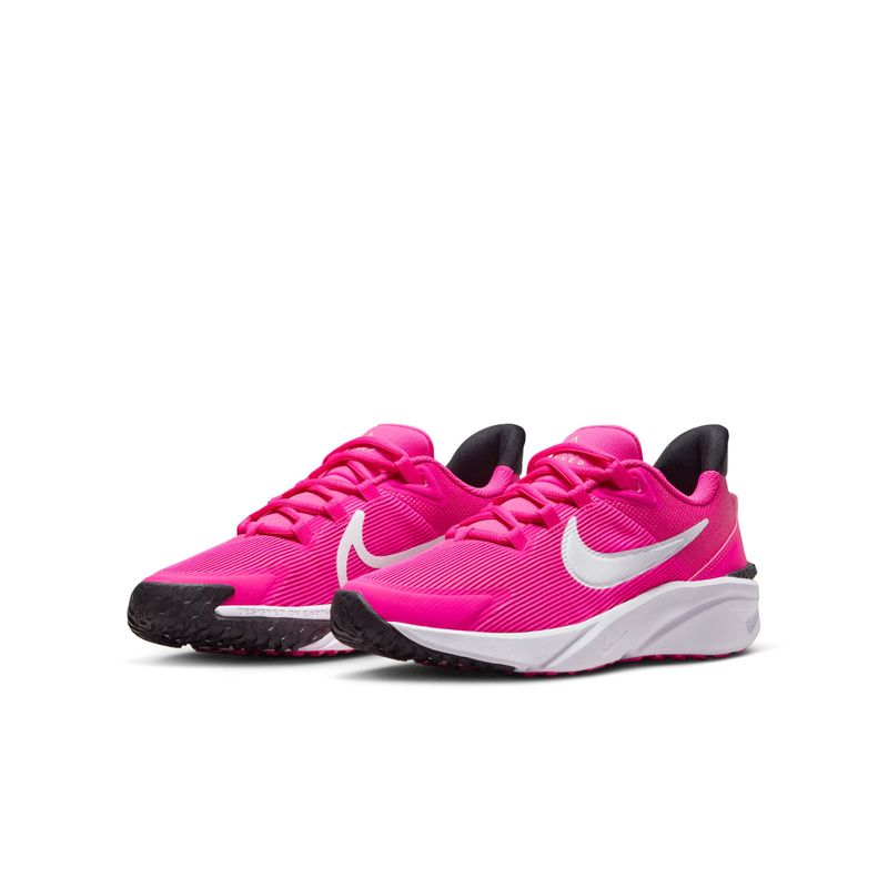 Tenis-nike-para-niño-Nike-Star-Runner-4-Nn-Gs-para-moda-color-rosado.-Par-Alineados