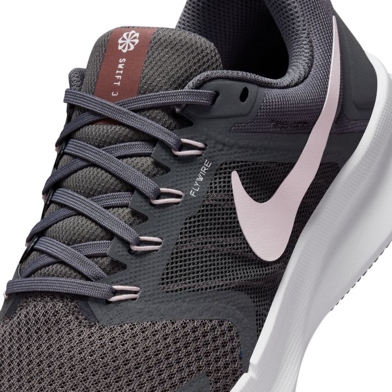 Nike W Nike Run Swift 3 Tenis gris de mujer para correr Referencia DR2698 008 prochampions