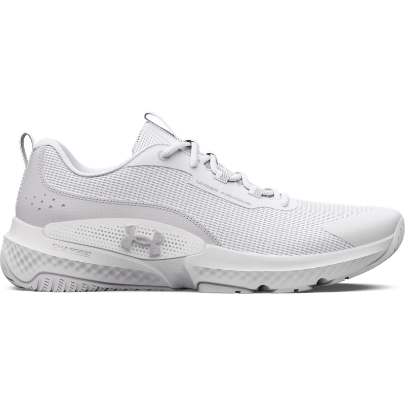 Tenis-under-armour-para-hombre-Ua-Dynamic-Select-para-entrenamiento-color-blanco.-Lateral-Externa-Derecha