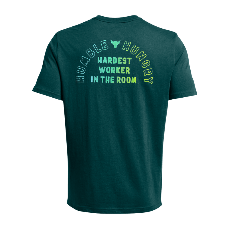 Camiseta-Manga-Corta-under-armour-para-hombre-Ua-Pjt-Rck-H-H-Graphc-Ss-para-entrenamiento-color-verde.-Reverso-Sin-Modelo