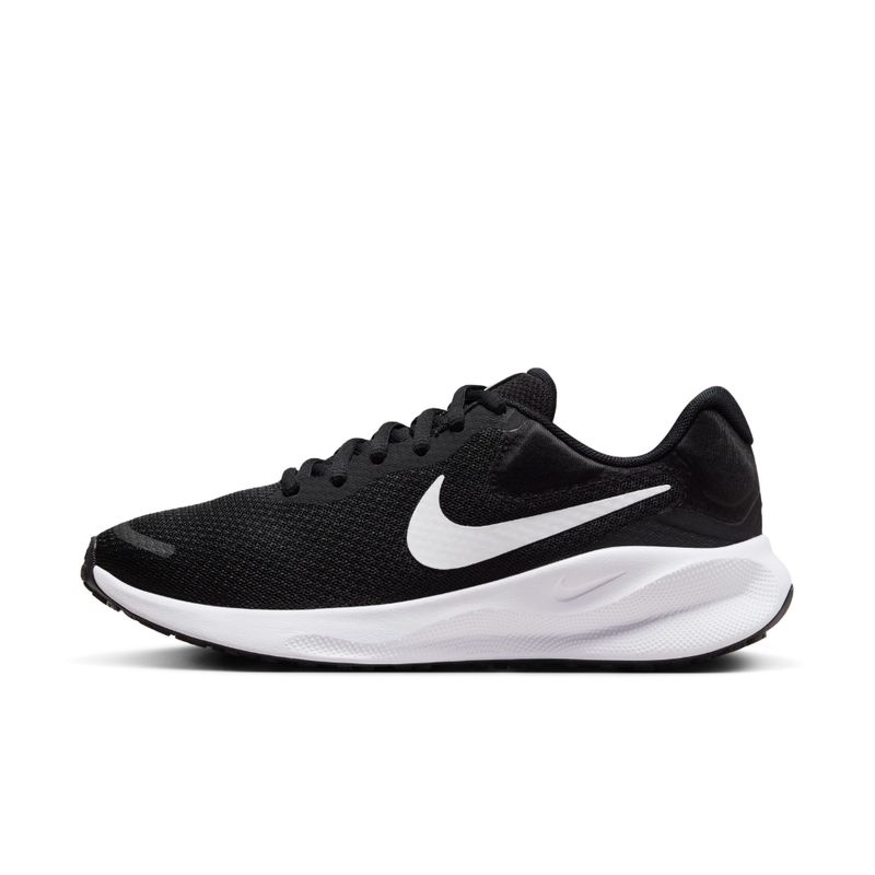 Zapatillas Nike Negras Con Blanco Mujer Nike W Nike Revolution