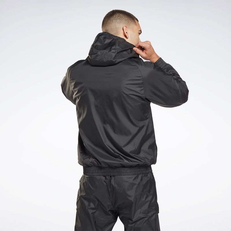 Chaqueta-reebok-para-hombre-Outerwear-Fleece-Lined-Jacket-para-outdoor-color-negro.-Detalle-Sobre-Modelo-1