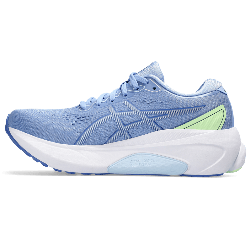 Tenis-asics-para-mujer-Gel-Kayano-30-para-correr-color-azul.-Lateral-Externa-Izquierda
