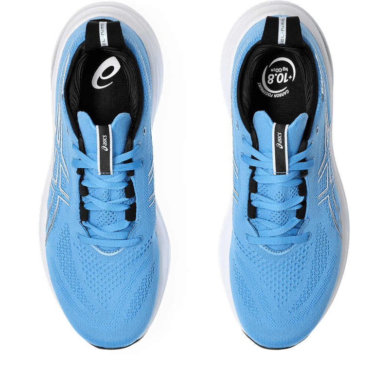 Tenis-asics-para-hombre-Gel-Nimbus-26-para-correr-color-azul.-Capellada