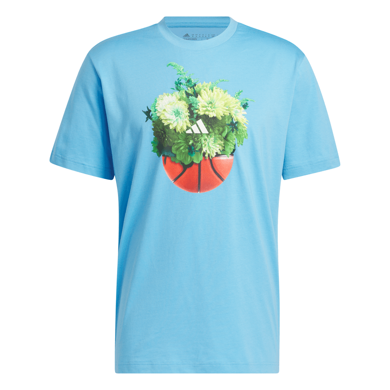 Camiseta-Manga-Corta-adidas-para-hombre-Fdt-Hbr-T-para-baloncesto-color-azul.-Frente-Sin-Modelo