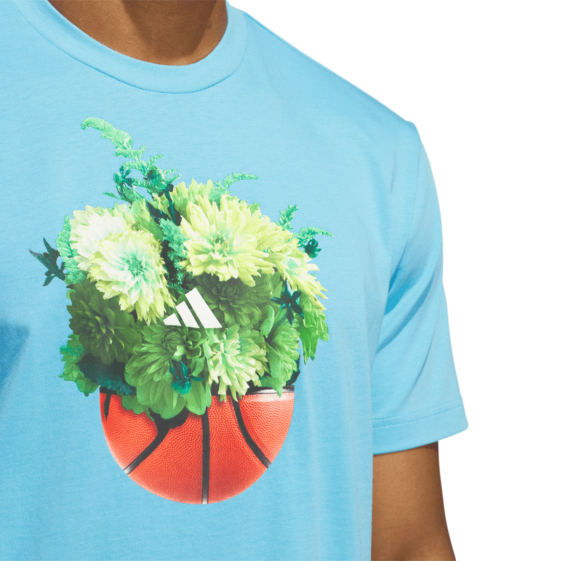 Camiseta-Manga-Corta-adidas-para-hombre-Fdt-Hbr-T-para-baloncesto-color-azul.-Detalle-3