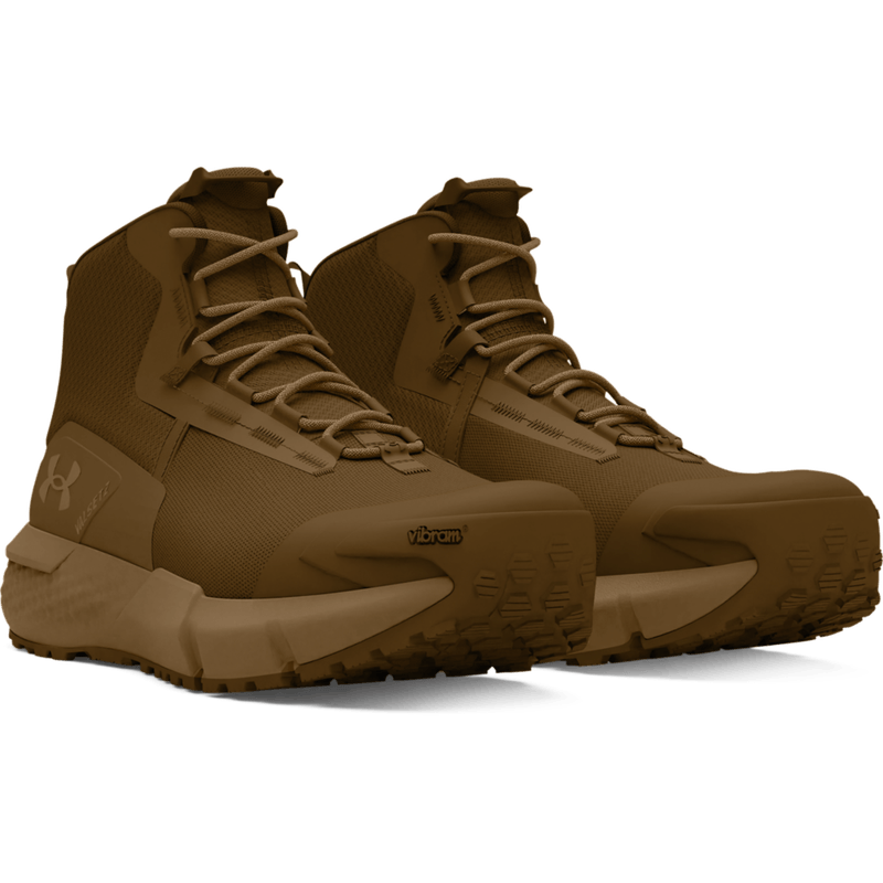 Tenis-under-armour-para-hombre-Ua-Charged-Valsetz-Mid-para-outdoor-color-cafe.-Par-Alineados