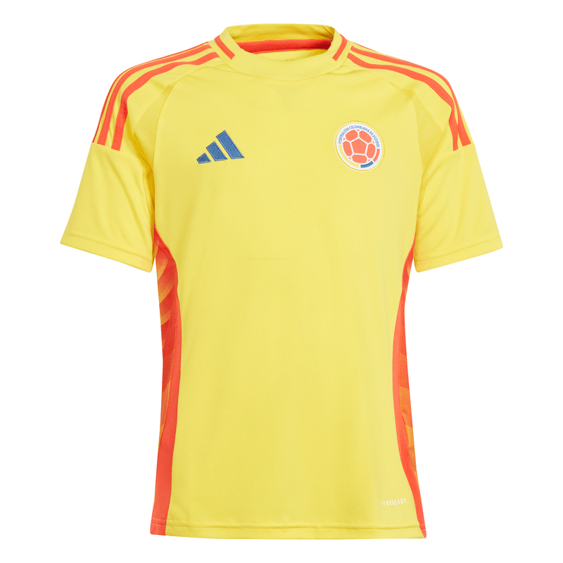 Camiseta-De-Equipo-adidas-para-niño-Fcf-H-Jsy-Y-para-futbol-color-amarillo.-Frente-Sobre-Modelo