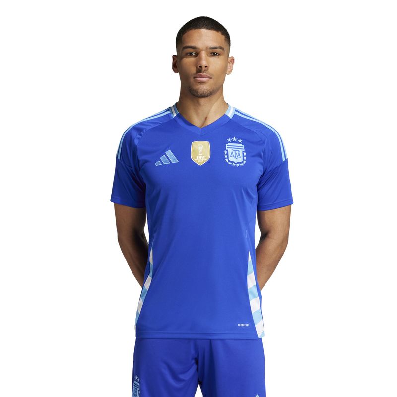 Camiseta-De-Equipo-adidas-para-hombre-Afa-A-Jsy-D-para-futbol-color-azul.-Frente-Sobre-Modelo