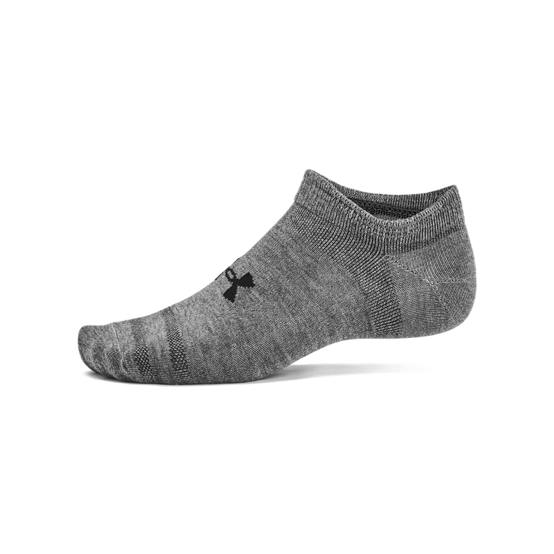 Medias-under-armour-para-hombre-Ua-Essential-No-Show-3Pk-para-entrenamiento-color-gris.-Frente-Sobre-Modelo