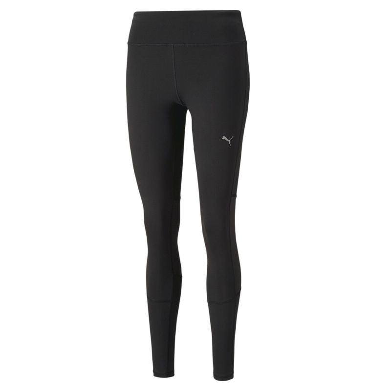 Licra-puma-para-mujer-Run-Favorite-Reg-Rise-Long-Tight-W-para-entrenamiento-color-negro.-Frente-Sin-Modelo