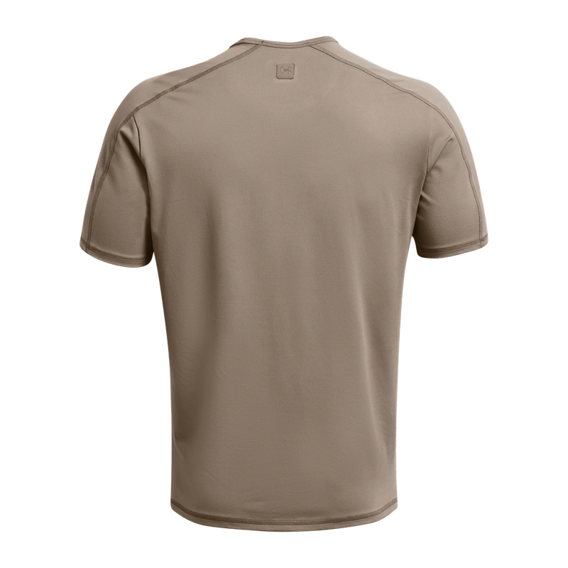Camiseta-Manga-Corta-under-armour-para-hombre-Ua-Meridian-Ss-para-entrenamiento-color-cafe.-Reverso-Sin-Modelo
