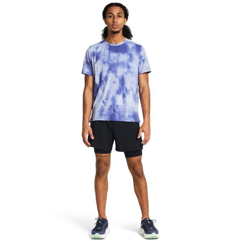 Pantaloneta-under-armour-para-hombre-Ua-Launch-5--2-In-1-Short-para-correr-color-negro.-Outfit-Completo