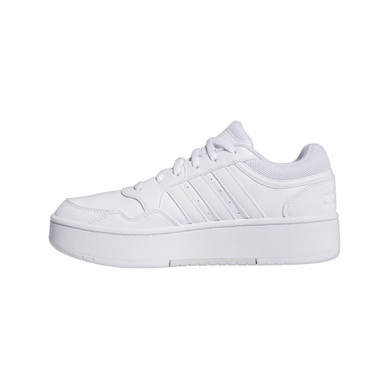 Tenis-adidas-para-mujer-Hoops-3.0-Bold-W-para-moda-color-blanco.-Lateral-Interna-Izquierda