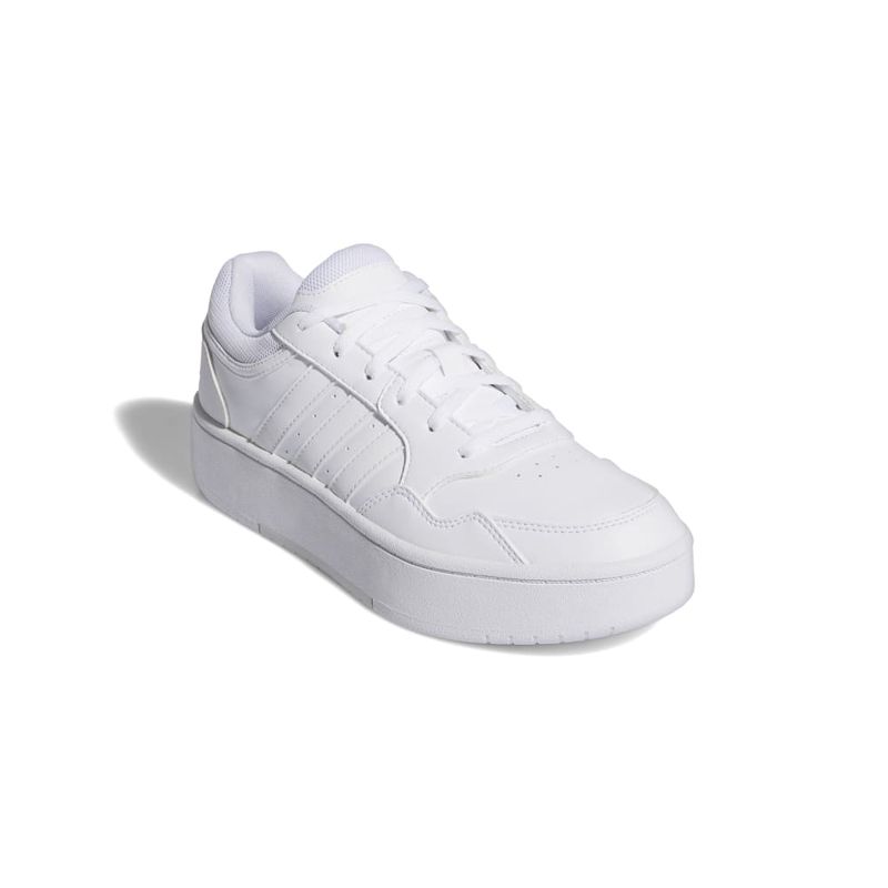 Tenis-adidas-para-mujer-Hoops-3.0-Bold-W-para-moda-color-blanco.-Par-Alineados