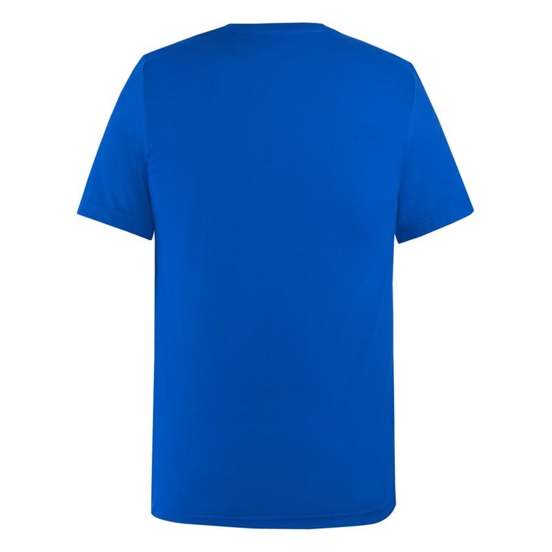 Camiseta-Manga-Corta-adidas-para-hombre-M-Small-Logo-T-para-moda-color-azul.-Reverso-Sin-Modelo