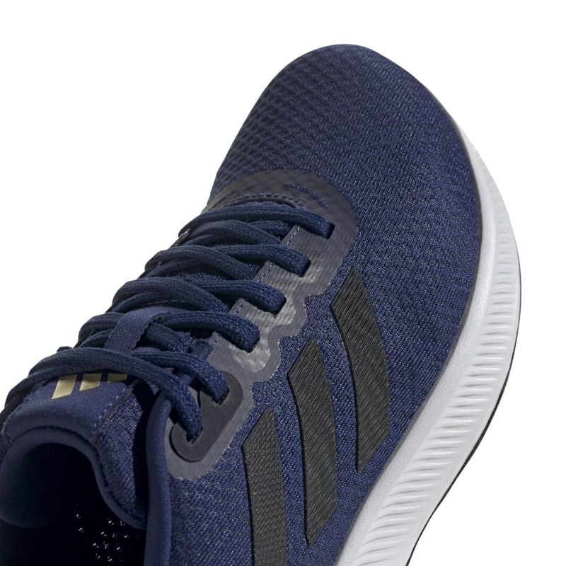 Tenis-adidas-para-mujer-Runfalcon-3.0-W-para-correr-color-azul.-Lateral-Y-Suela