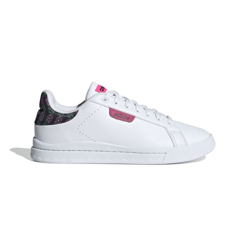 Tenis-adidas-para-mujer-Court-Silk-para-moda-color-blanco.-Lateral-Externa-Derecha
