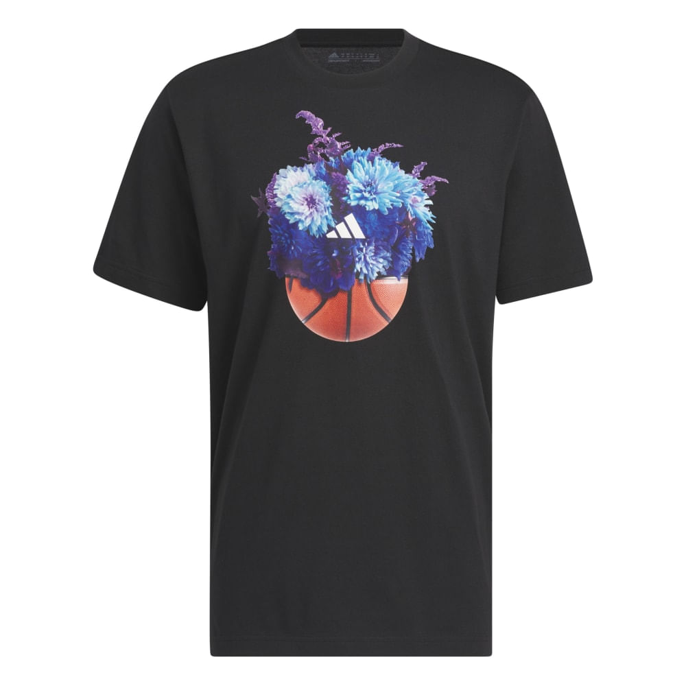 Adidas Fdt Hbr T Camiseta Manga Corta Negro De Hombre Para Baloncesto ...