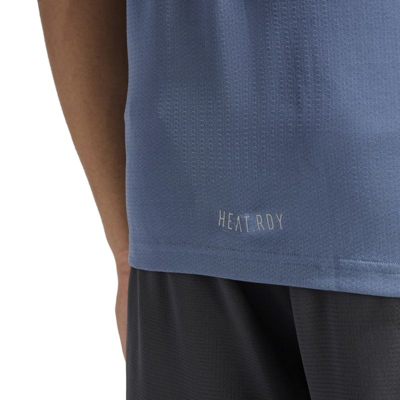 Camiseta-Manga-Corta-adidas-para-hombre-D4T-Hr-Tee-para-entrenamiento-color-azul.-Detalle-2
