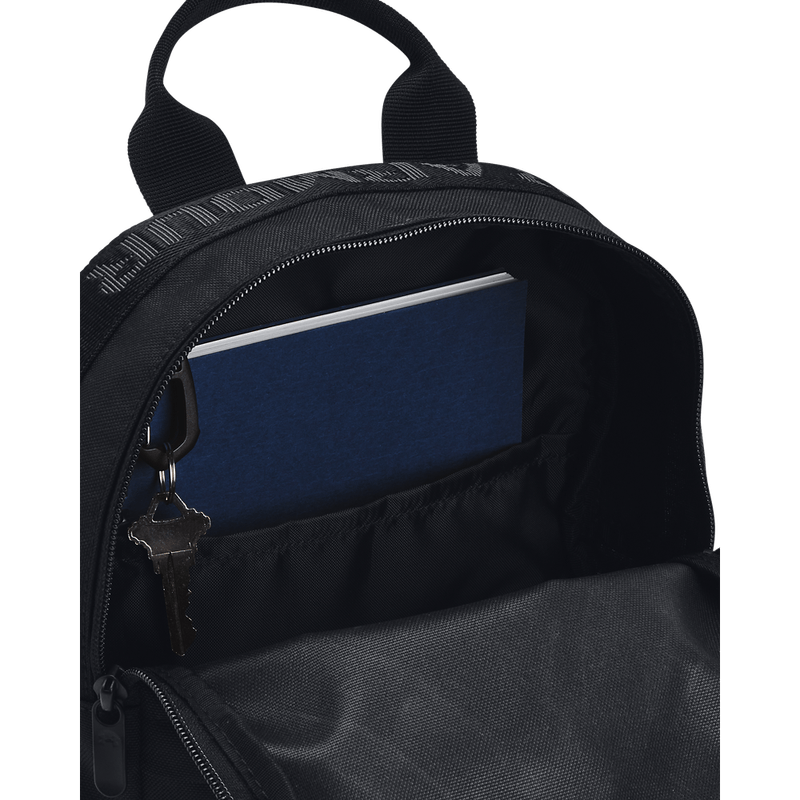 Morral-under-armour-unisex-Loudon-Mini-Backpack-para-entrenamiento-color-negro.-Almacenamiento