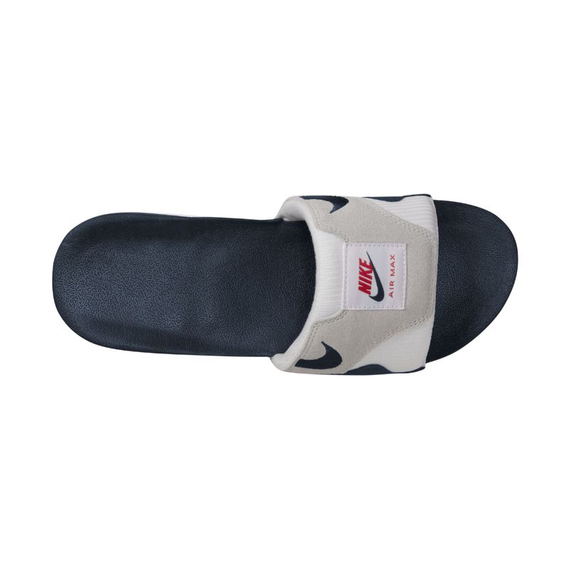 Tenis-nike-para-hombre-Nike-Air-Max-1-Slide-para-moda-color-blanco.-Vista-Capelladas
