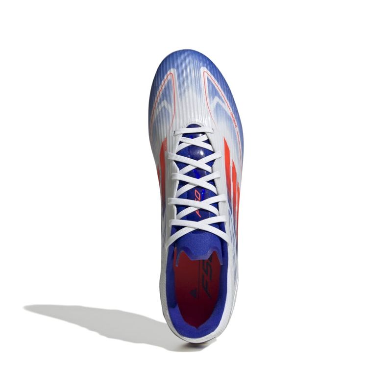 Guayos-adidas-para-hombre-F50-League-Fg-Mg-para-futbol-color-blanco.-Capellada