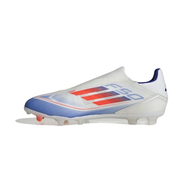 Guayos-adidas-para-hombre-F50-League-Ll-Fg-para-futbol-color-blanco.-Lateral-Interna-Izquierda