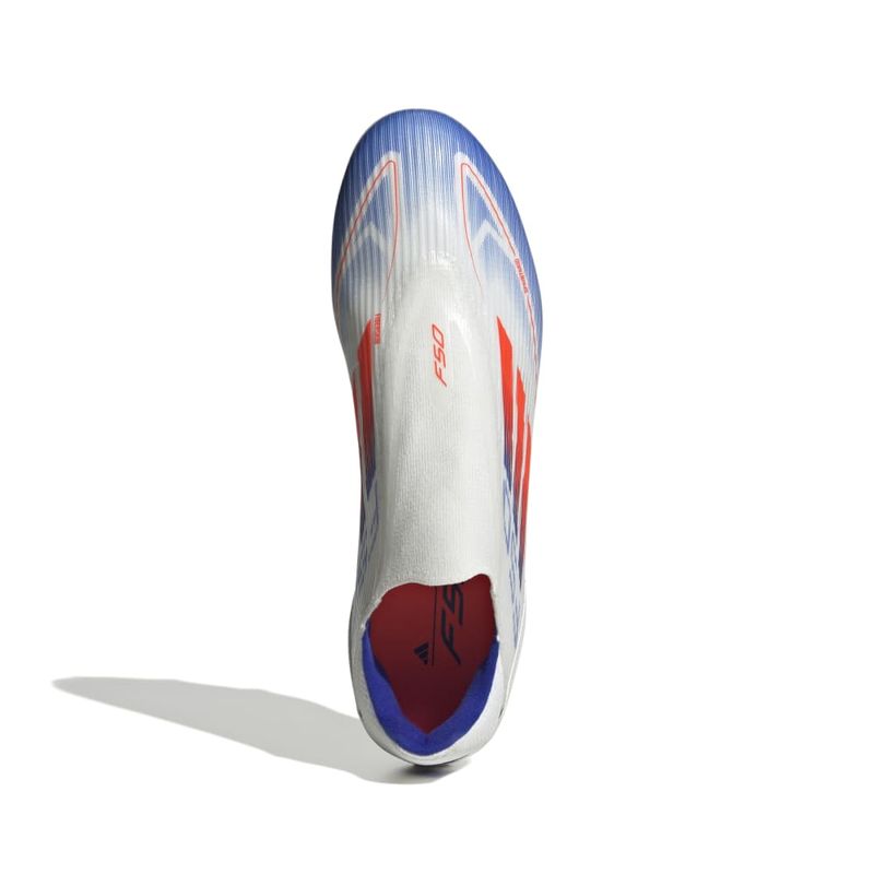 Guayos-adidas-para-hombre-F50-League-Ll-Fg-para-futbol-color-blanco.-Capellada
