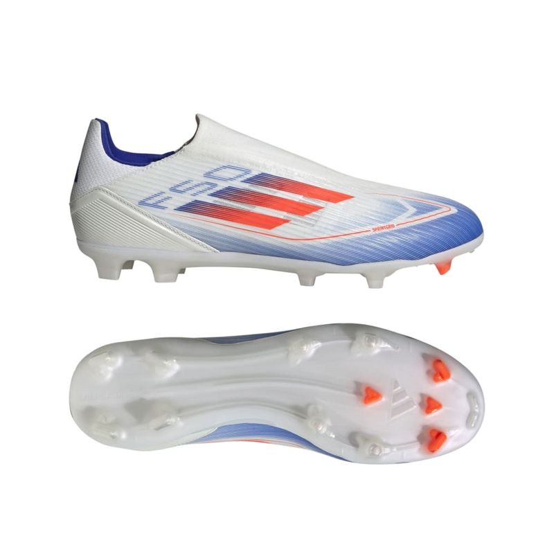 Guayos-adidas-para-hombre-F50-League-Ll-Fg-para-futbol-color-blanco.-Detalle-1