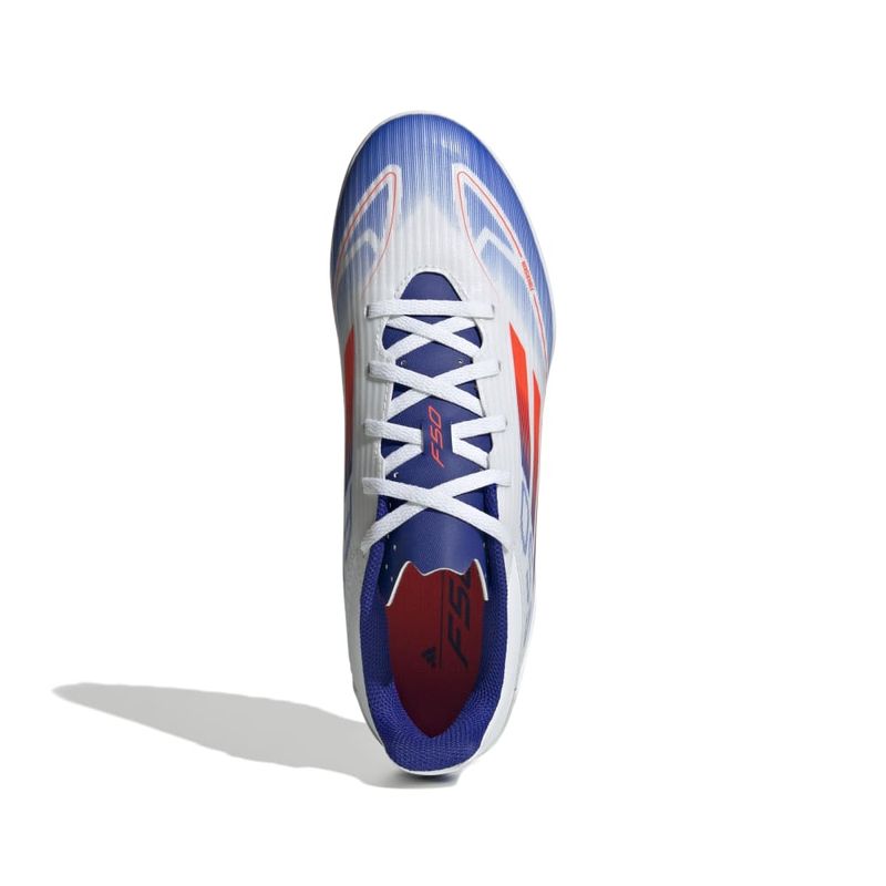 Guayos-adidas-para-hombre-F50-Club-Tf-para-futbol-color-blanco.-Capellada