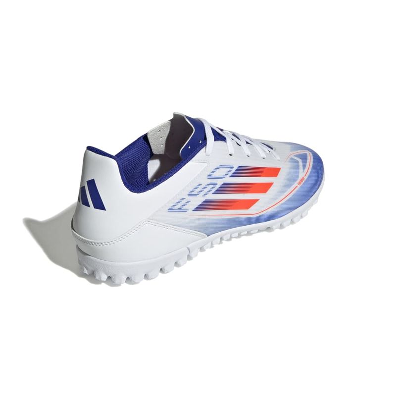 Guayos-adidas-para-hombre-F50-Club-Tf-para-futbol-color-blanco.-Talon