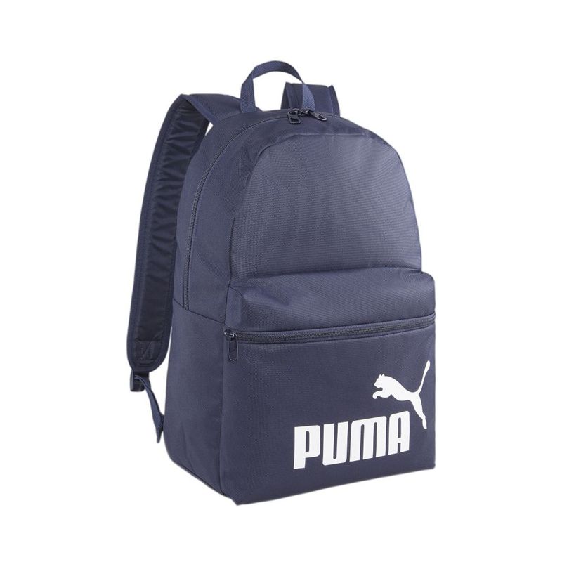 Morral-puma-para-hombre-Puma-Phase-Backpack-para-moda-color-azul.-Frente-Sin-Modelo