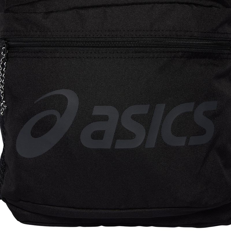 Morral-asics-para-hombre-Backpack-20-para-entrenamiento-color-negro.-Frente-Sin-Modelo