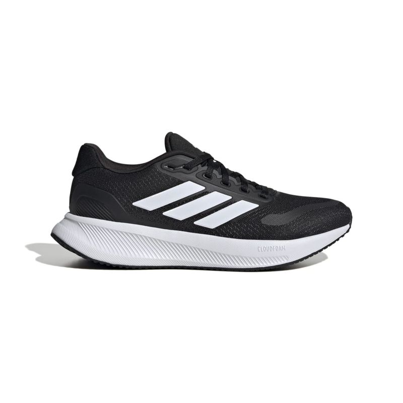 Tenis-adidas-para-mujer-Runfalcon-5-W-para-correr-color-negro.-Lateral-Externa-Derecha